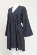 Navy Blue Preowned Tunic Dress For Cheap