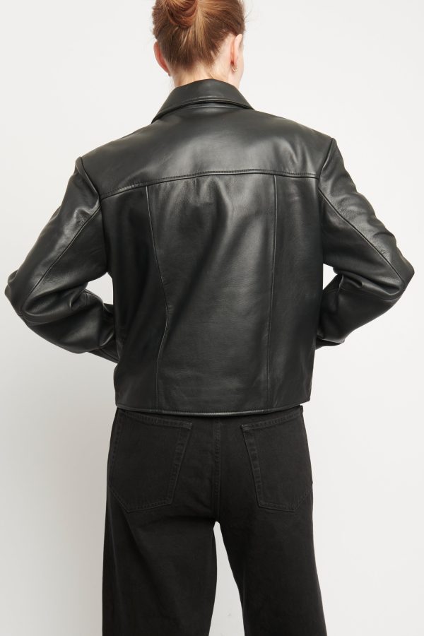 Black Boxy Jacket Online Hot Sale