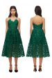 Green Azaelea Midi Dress Hot on Sale