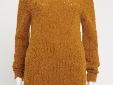 Ochre Textured Wool Preowned Jumper Discount