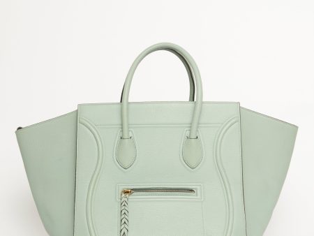 2016 Jade Grained Calfskin Preowned Medium Phantom Bag Discount