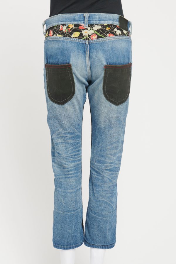 Wool Front Preowned Slim Jeans Hot on Sale