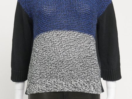 Multi Colourblock Knitted Preowned Jumper For Discount