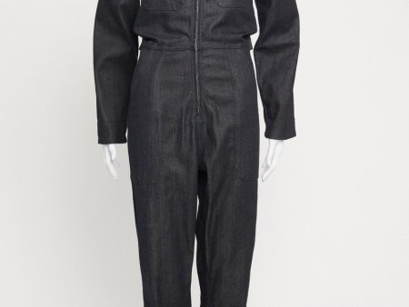 Navy Blue Denim Preowned Boiler Jumpsuit For Sale