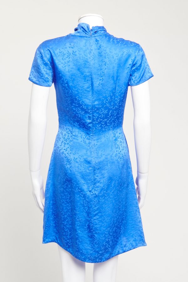 Blue Preowned Kelly Knotted Mini Dress Discount