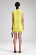 Lime Daisy Guipure Mini Dress Online