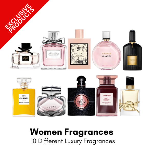 Women 50ml x 10 fragrances | 3999 Only For Sale