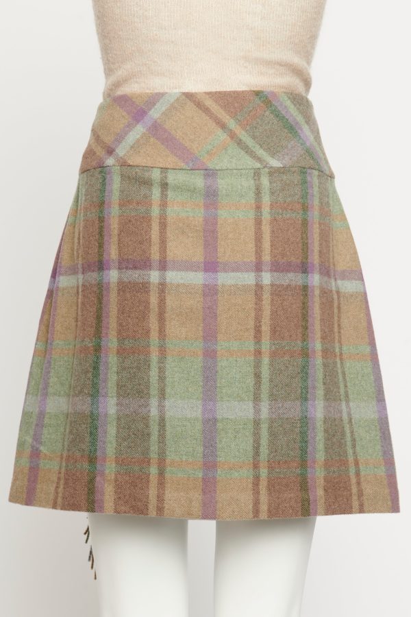 Wool Fringed Preowned Skirt Online Sale