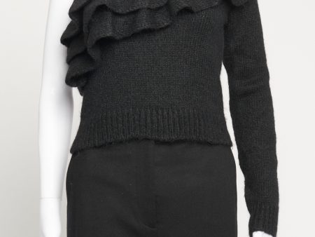 One-Sleeve Preowned Jumper With Ruffled Collar Sale