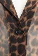 2015 Animal Print Silk Preowned Blouse Online Sale