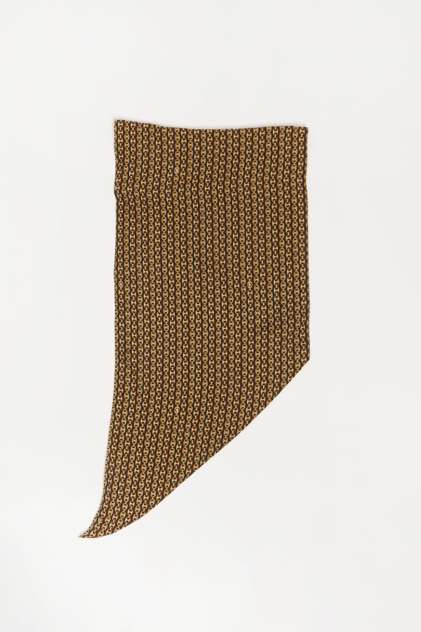 Black Silk Preowned Tom Ford Chain Link Scarf Discount