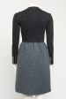 Navy Tweed and Embroidered Preowned Mini Dress Online