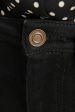 2014 Slim-fit Carbon Black Preowned Denim Jeans Online