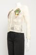 2017 Cream Silk Cuba Preowned Cardigan With Parrot Appliqués Online Hot Sale