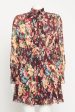 Burgundy Floral Allia Preowned Dress Sale