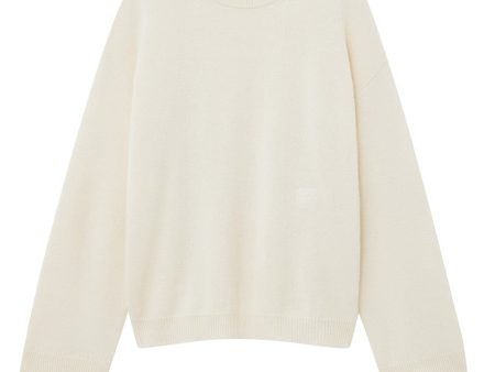 Bone Monogram Embroidery Knit Online Sale