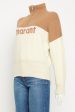 Camel and Cream Linn Preowned Sweatshirt Online Sale