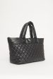 2013 Black Nylon Coco Cocoon Quilted Preowned Shoulder Bag Fashion