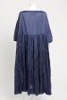 Navy Silk Florence Preowned Maxi Dress Fashion