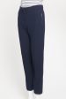 Navy Straight Leg Smart Preowned Trousers Online now