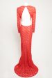 Red Lace Lover Preowned Gown Hot on Sale