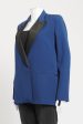 Navy Wool Preowned Tuxedo Blazer Supply