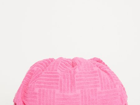 Pink Terry Cloth Preowned Pouch For Sale