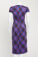 Multicolour Checkered Tchikboum Midi Dress Supply