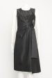 Silk Taffeta Pleat and Bow Preowned Dress Online Hot Sale