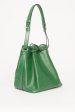 1992 Borneo Green Epi Leather Preowned Shoulder Bucket Bag For Cheap