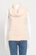 Baby Pink Cashmere Roll Neck Sleeveless Preowned Sweater For Discount