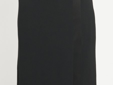 2012 Black Slit Preowned Knee Skirt Supply