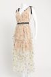 Nude Star Embroidered Preowned Midi Dress Discount