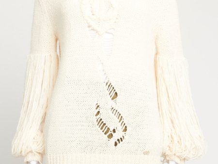 2009 Cruise Cream Silk Crochet Preowned Jumper Sale