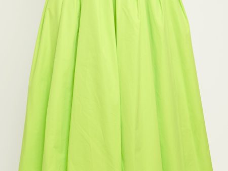 Lime Mid Length Preowned Skirt Fashion