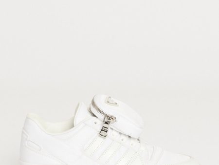 White Re-Nylon Forum Preowned Sneakers Cheap