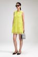 Lime Daisy Guipure Mini Dress Online