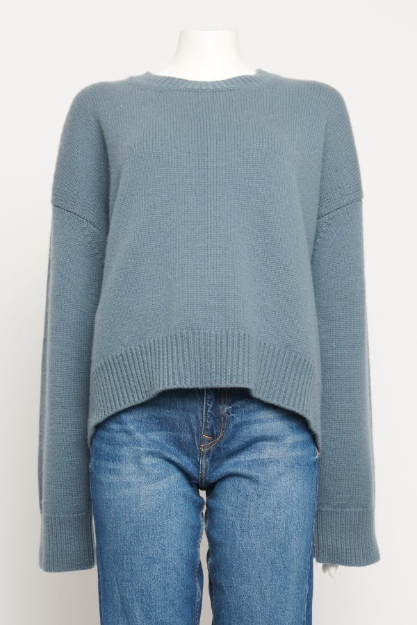 Blue Cashmere Blend Preowned Jumper Fashion