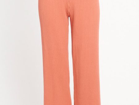 Peach Jasper Jada Knit Preowned Trousers Hot on Sale