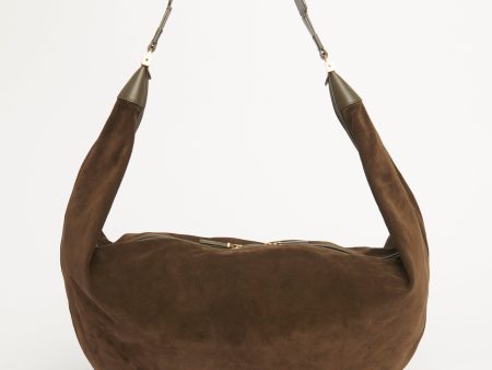 Khaki Nubuck N S Sling Preowned Shoulder Bag Online Hot Sale