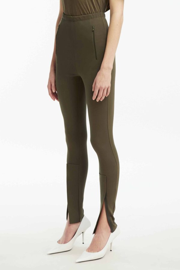 Military Front Zip Legging Hot on Sale