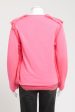 Hot Pink Acrylic Preowned Long Sleeve Top Online Sale