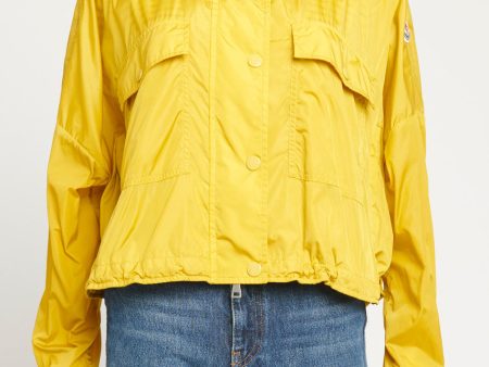 Mustard Yellow Preowned Rain Jacket For Discount