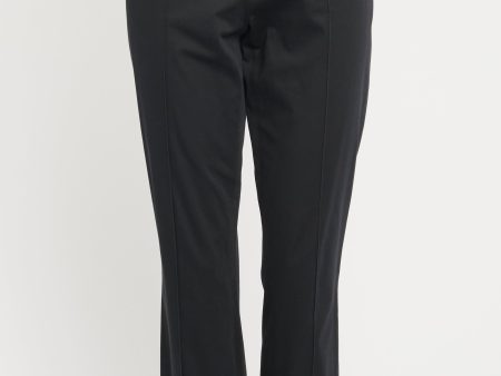 Black Preowned Trousers With Side Zip Sale