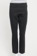 Black Preowned Trousers With Side Zip Sale