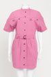 Raspberry Pink Zolina Preowned Belted Dress For Sale