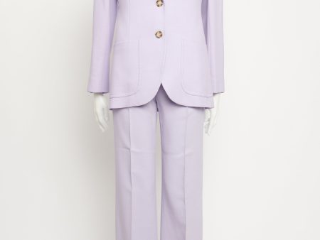 Lilac Preowned Trouser Suit Online Hot Sale