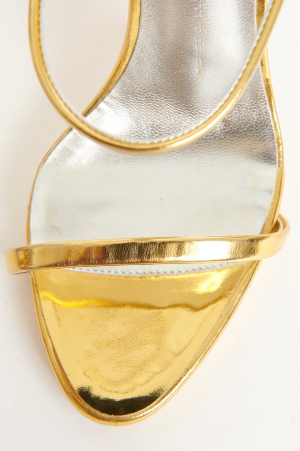 Zanotti Harmony Three Strap Preowned 120 Sandal Hot on Sale