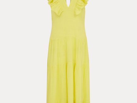 Lemon Klara V-Neck Maxi Dress Fashion