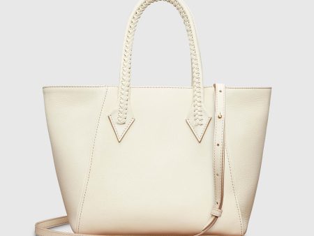 White Sand Smooth Calfskin Vérité Medium Bag Supply